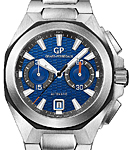 Sea Hawk Chronograph Automatic in Steel Steel on Bracelet with Blue Dial
