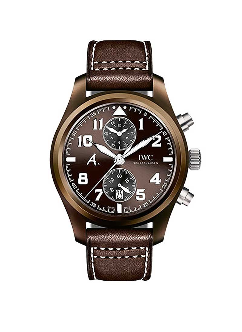 IWC Pilot Chronograph The Last Flight 46mm Automatic in Brown Ceramic and Titanium