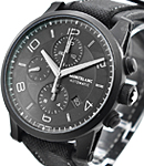 TimeWalker Extreme Chronograph SIHH  DLC Case with Rose Gold Accents on Rubber Strap 