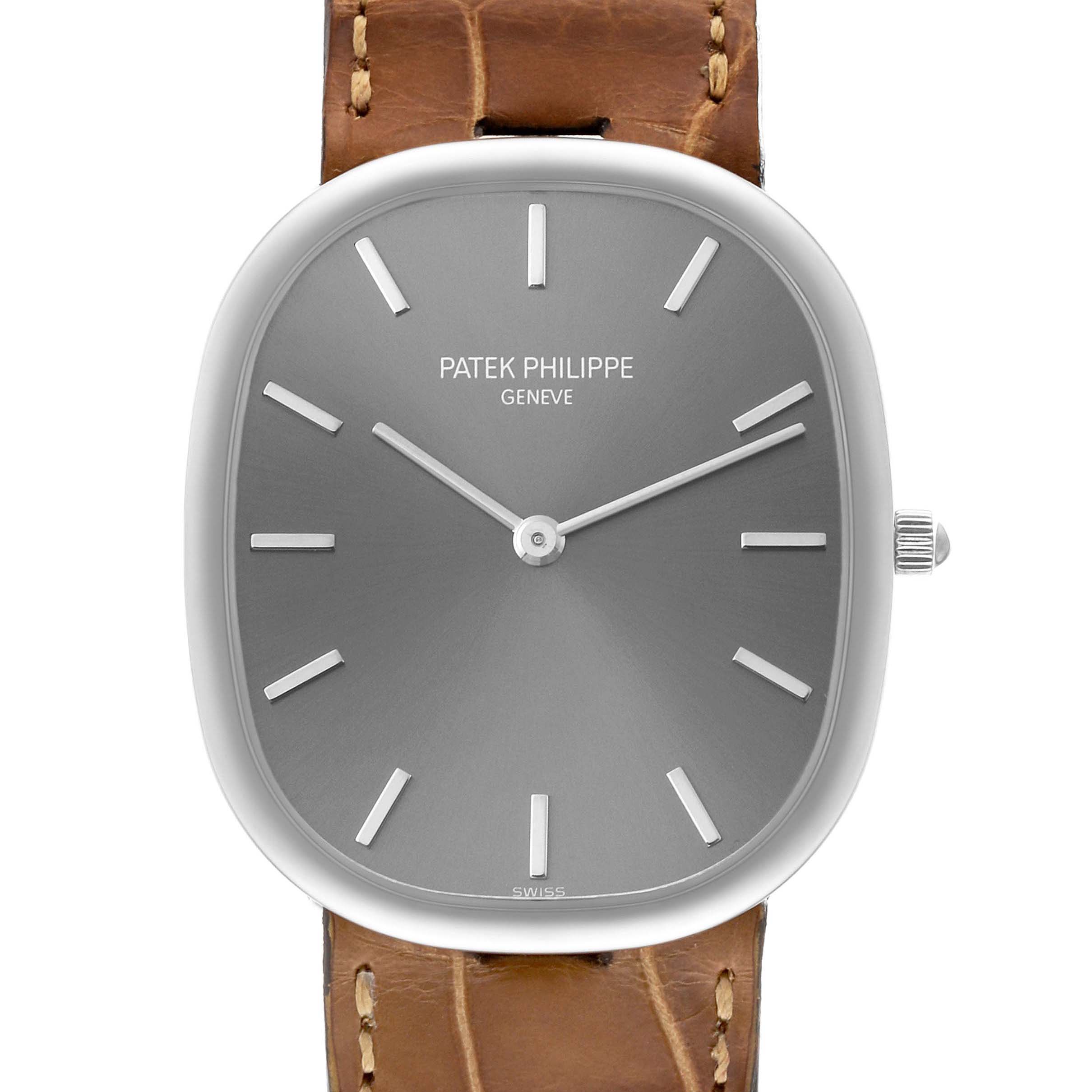 Patek Philippe 3738 Men's Ellipse Automatic in White Gold