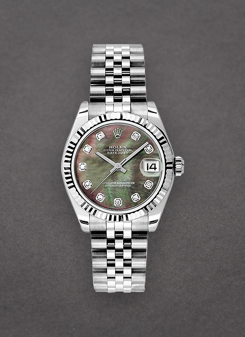 Rolex Unworn Datejust in Steel with Fluted Bezel