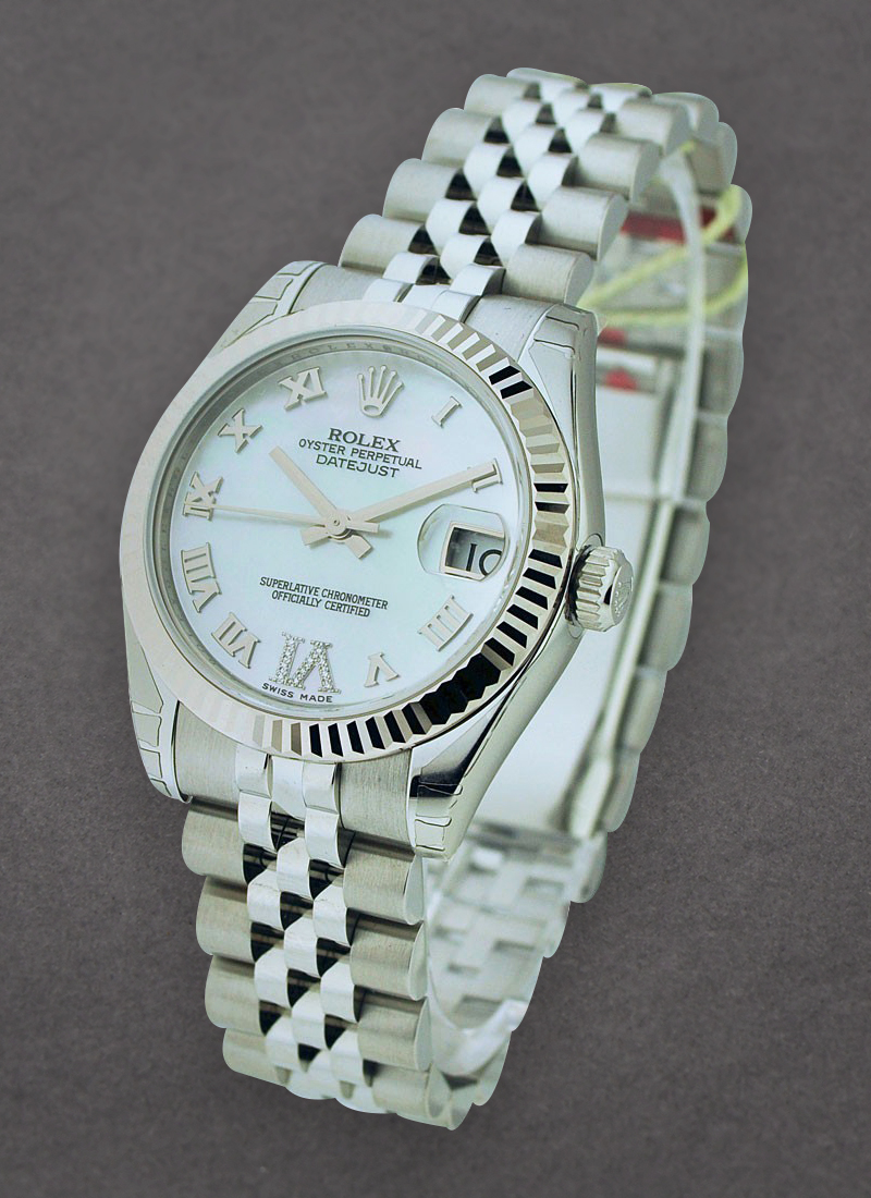 Rolex Unworn Datejust in Steel with Fluted Bezel