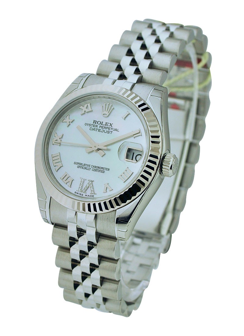 Rolex Unworn Datejust in Steel with Fluted Bezel