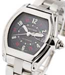 Roadster Mens Automatic in Steel on Steel Bracelet with Black Arabic Dial