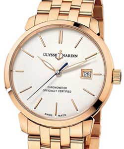Classico 40mm Automatic in Rose Gold Rose Gold Bracelet with Eggshell Dial