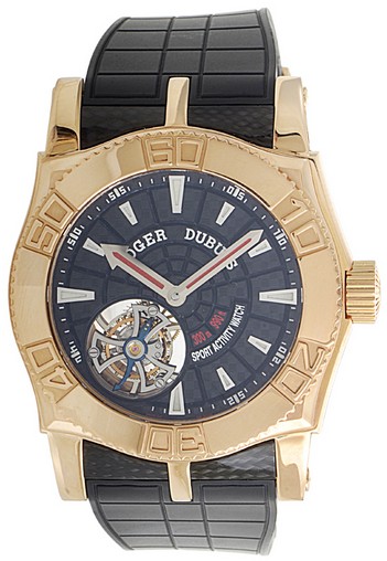 Easy Diver - TOURBILLION Steel with White Gold Bezel - Black Dial