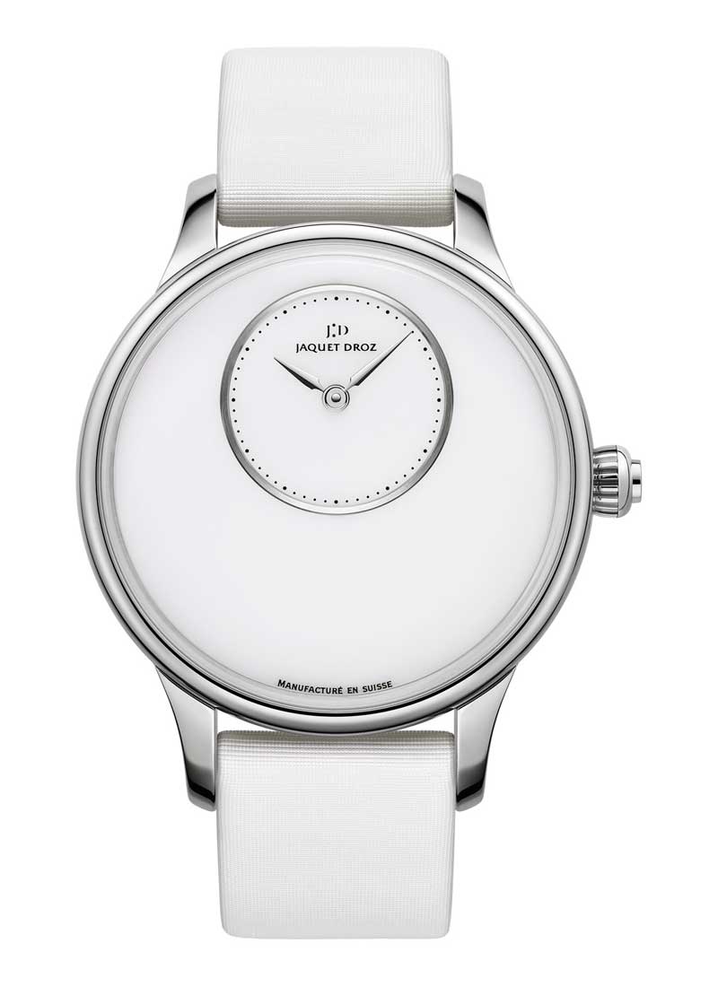 Jaquet Droz Petite Heure Minute Ladies 39mm Automatic in Steel