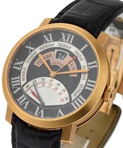 Spirit of Challenge Double Retrograde Rose Gold with  Black Roman Dial