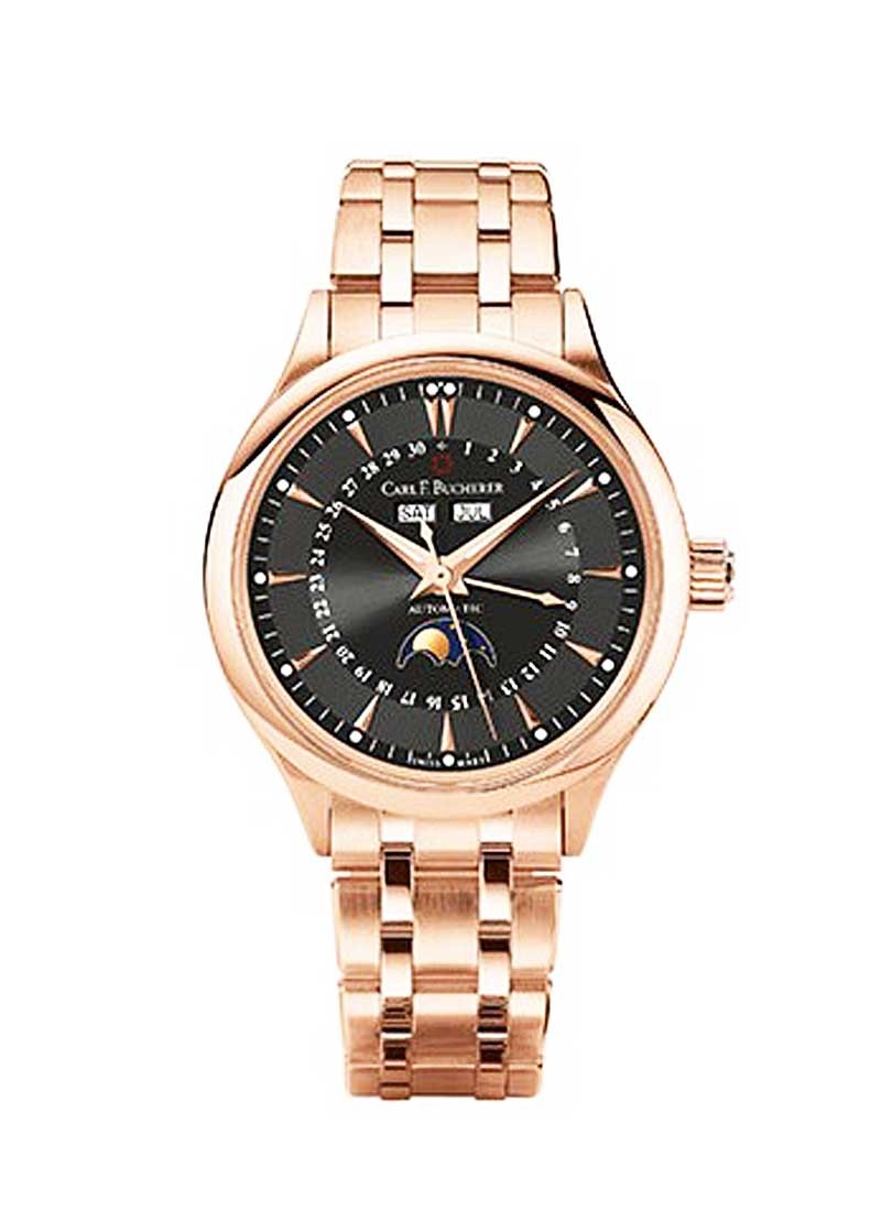 Carl F. Bucherer  Manero Moonphase Ladies 38mm Automatic in Rose Gold