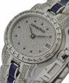 Millenary Ladies with Baguette Diamond Bezel White Gold with Sapphire and Diamond Bracelet