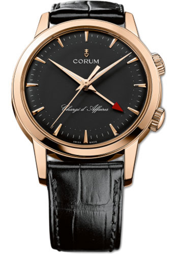 Corum Heritage Vintage Charge D'Affaires Manual in Rose Gold