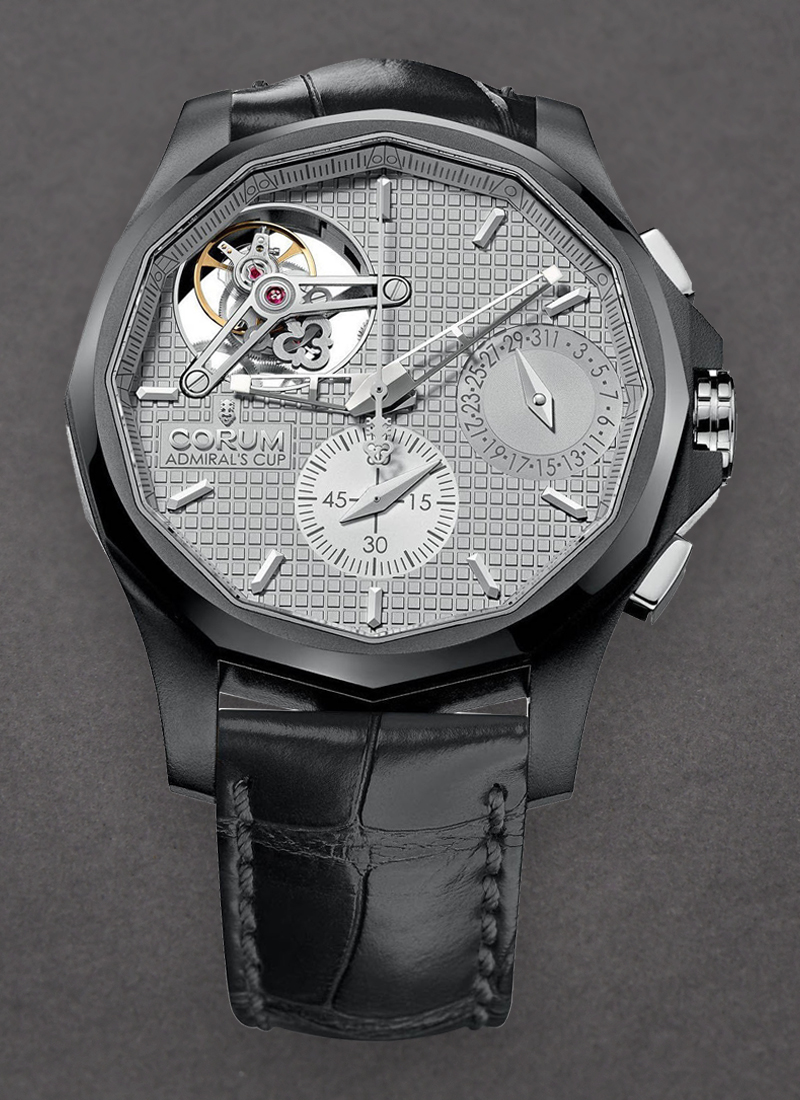 Corum Admirals Cup Seafender 47mm Tourbillon in Titanium