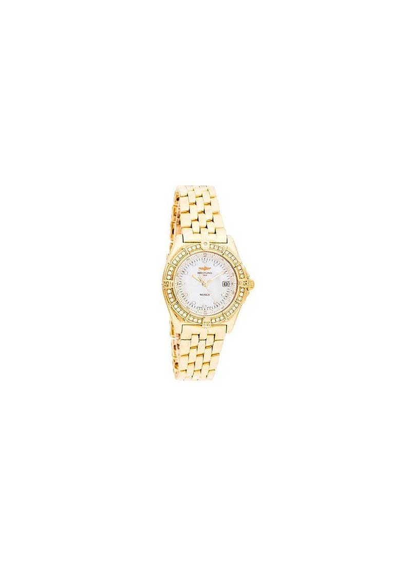 Breitling WIndrider Ladies in Yellow Gold