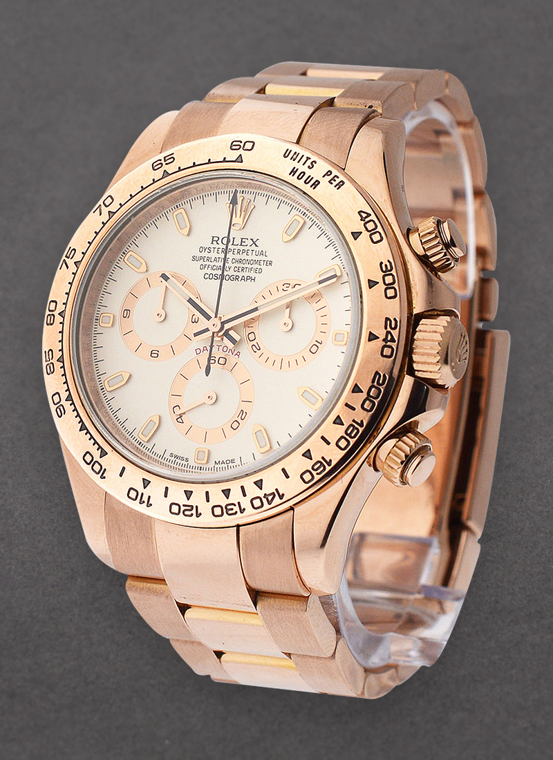 Pre-Owned Rolex Daytona Chronograph Rose Gold  116505