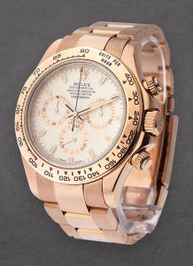 Pre-Owned Rolex 116505 Daytona Chronograph Rose Gold 116505