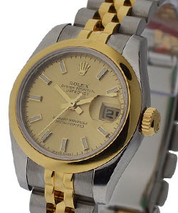 Datejust 2-Tone  in Steel 26mm on Jubilee Bracelet with Champagne Stick Dial