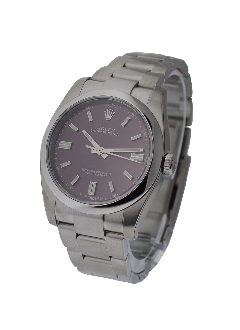 Pre-Owned Rolex Oyster Perpetual 39mm in Steel with Domed Bezel