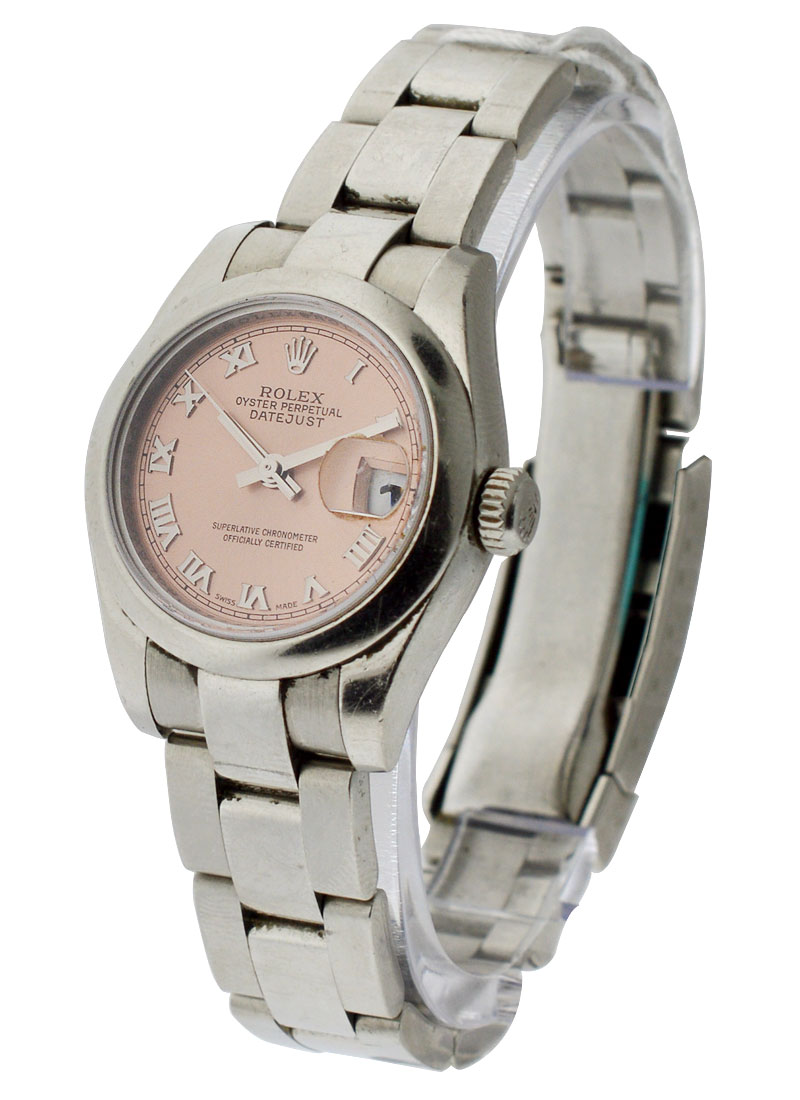 Pre-Owned Rolex Lady's Datejust 26mm in Steel with Smooth Bezel