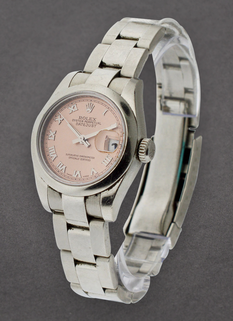 Pre-Owned Rolex Lady's Datejust 26mm in Steel with Smooth Bezel