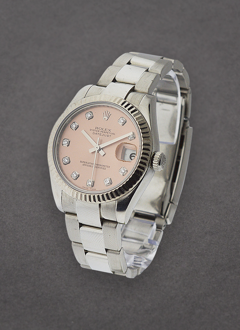 Pre-Owned Rolex Steel Mid Size Datejust 178274 with Oyster Bracelet