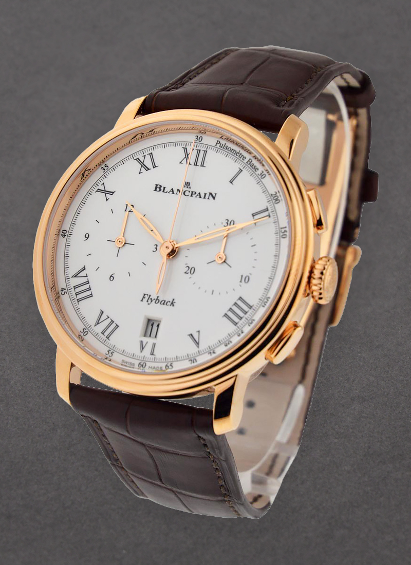 Blancpain Villeret Chronograph Pulsometre in Rose Gold