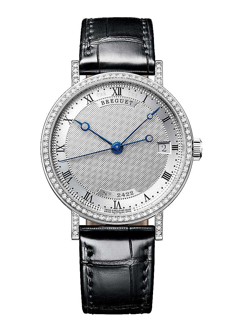 Breguet Classique Dame 9068 Automatic in White Gold with Diamond Bezel