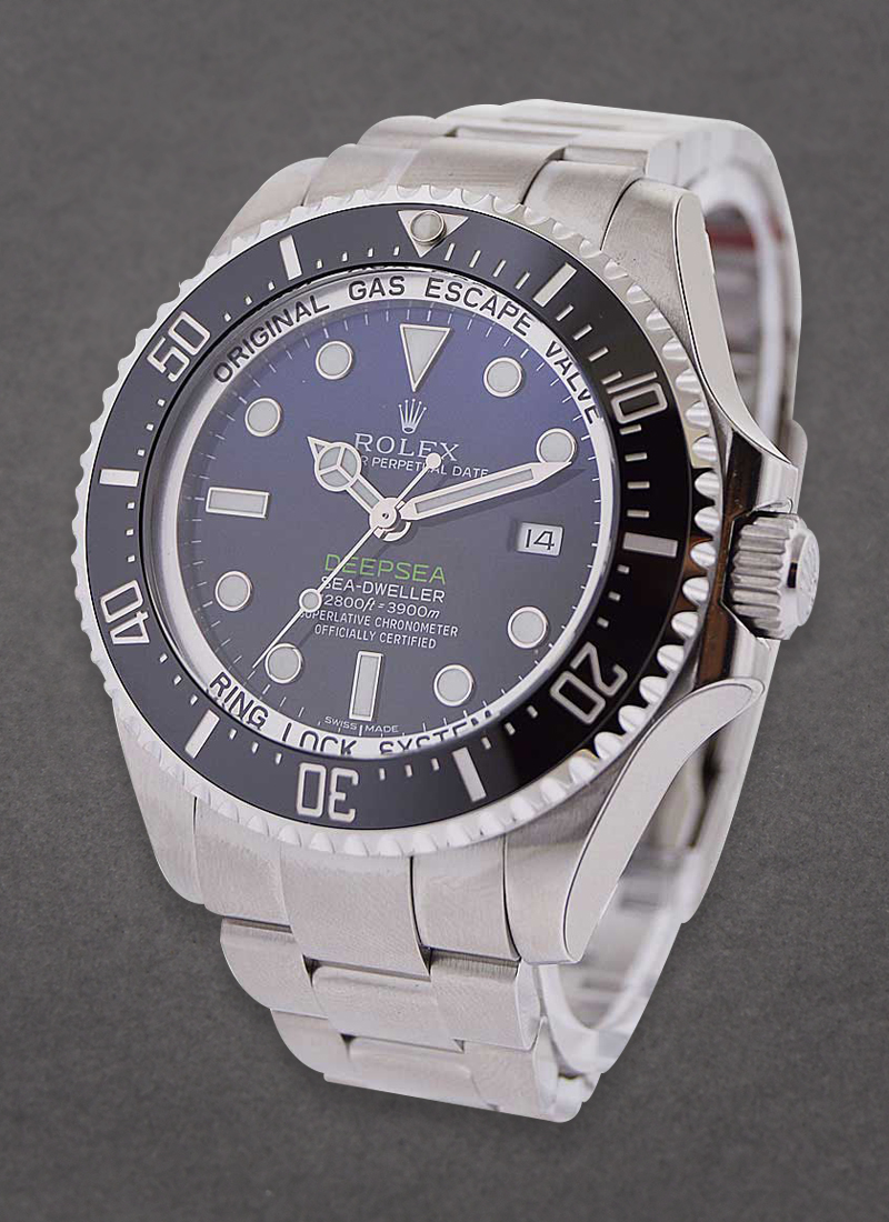 Pre-Owned Rolex Sea Dweller Deep Sea in Steel with Blue Dial