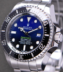 Sea Dweller Deep Sea in Steel with Blue Dial on Oyster Bracelet with Blue Black James Cameron Dial