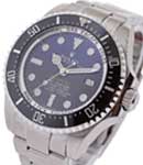 Sea Dweller Deep Sea in Steel with Blue Dial on Oyster Bracelet with Blue Black James Cameron Dial