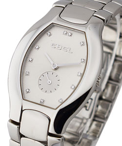 Beluga Ladies Quartz in Steel On Steel Bracelet with Silver Diamond Dial