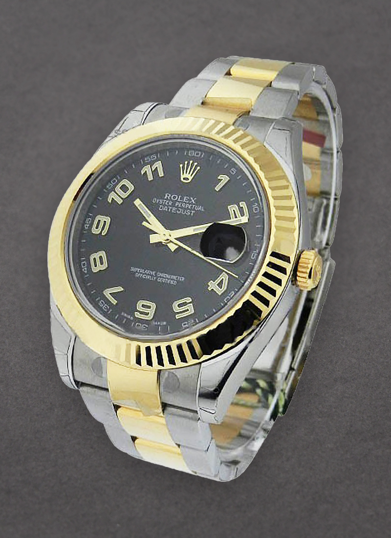 Pre-Owned Rolex Datejust II 2-Tone 41mm with Fluted Bezel