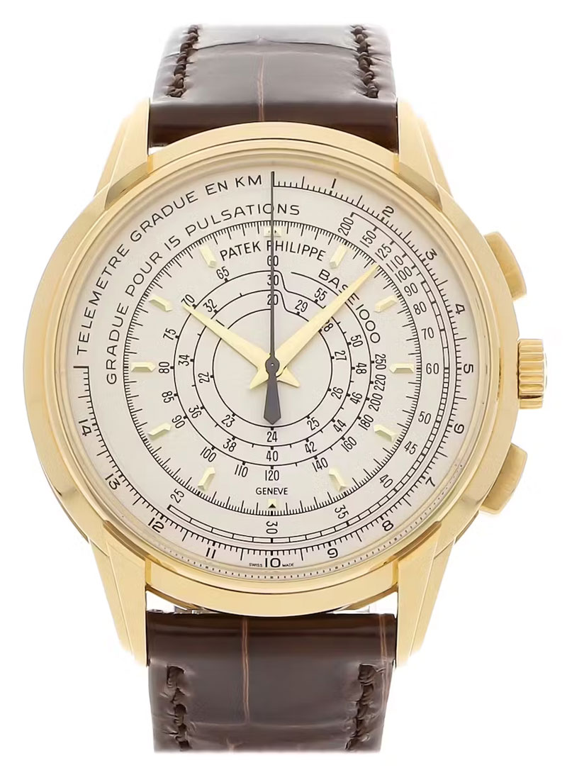 Patek Philippe Multi-scale Chronograph 5975J in Yellow Gold - Limited Edition to 400 pcs.