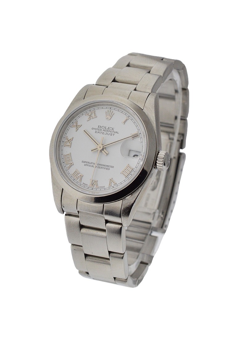 Pre-Owned Rolex Steel Mid Size Datejust with Oyster Bracelet