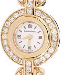 Ladies Diamond Watch in Rose Gold on Strap with White Dial