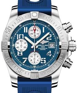 Avenger II GMT Men's Automatic in Steel Blue Ocean Rubber Strap with Blue Arabic Dial