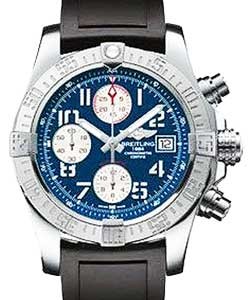 Avenger II GMT Men's Automatic in Steel Blue Rubber Strap with Blue Arabic Dial