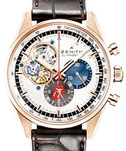 Chronomaster 1969 Rolling Stones - Limited to 100 pcs Rose Gold on Leather Strap with Silver Dial