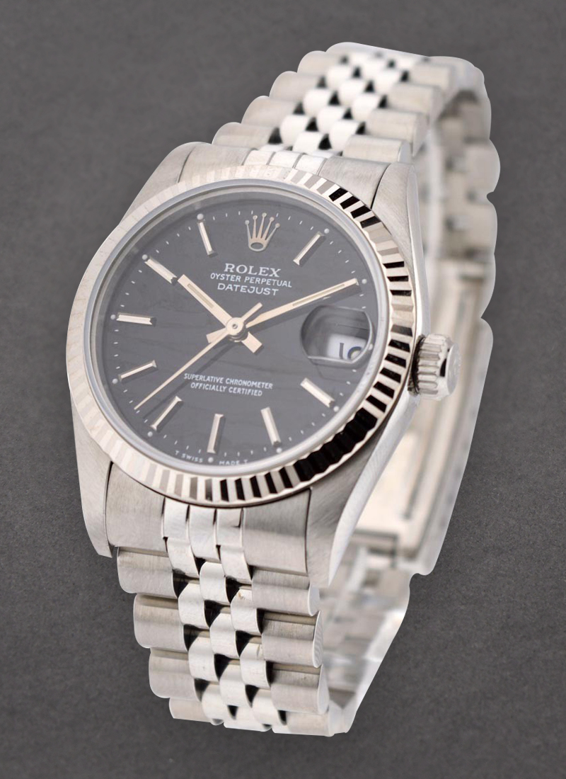 Pre-Owned Rolex Mid Size - Datejust - 31mm - Steel - Fluted Bezel