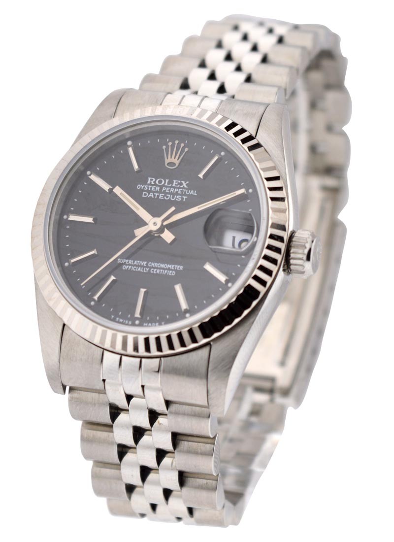 Pre-Owned Rolex Mid Size - Datejust - 31mm - Steel - Fluted Bezel
