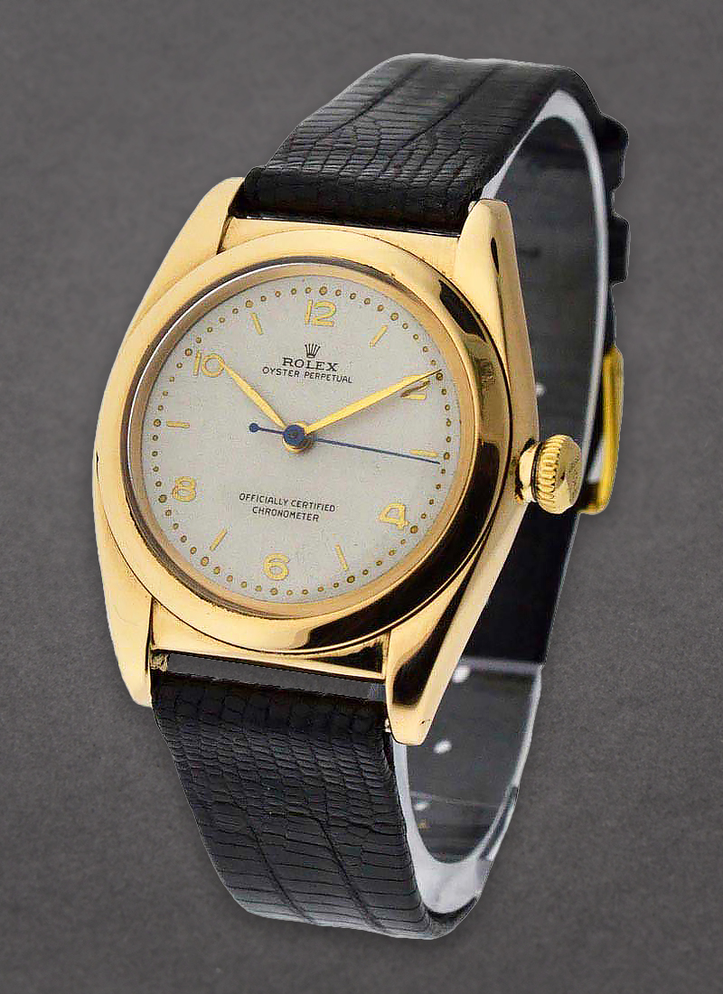 Pre-Owned Rolex 1950's 14KT Bubble Back in Yellow Gold