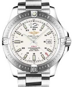 Colt Automatic in Steel On Bracelet with Silver Index Dial