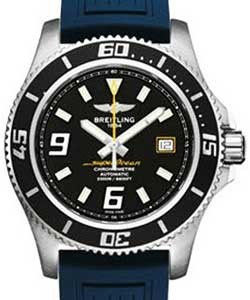 Superocean Abyss 44mm Blue Diver Pro III Rubber Strap with Black Dial