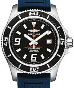 Superocean Abyss 44mm Blue Diver Pro III Rubber Strap with Black Dial