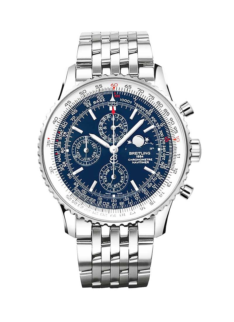 Breitling Navitimer 1461 Limited Edition Moon Phase Chrono in Steel