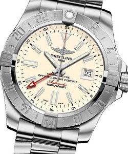 Avenger II GMT Automatic in Steel On Steel Bracelet with Silver Dial