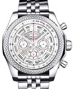 Bentley Barnato Chronograph Automatic in Steel On Steel Bracelet with Silver Dial