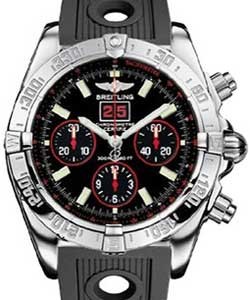 Windrider Blackbird Mens Automatic - Limited Black Ocean Rubber Strap with Black Dial - only 2000pcs