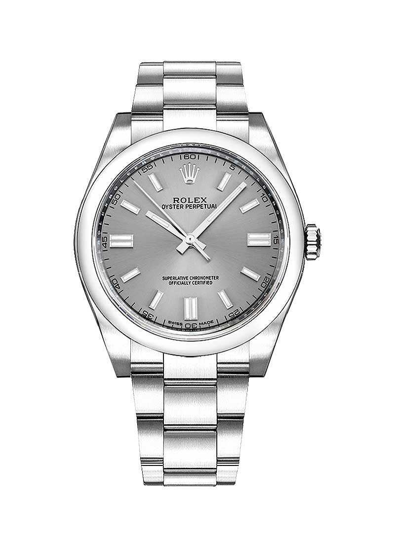 Rolex Unworn Oyster Perpetual 36mm in Steel with Smooth Bezel