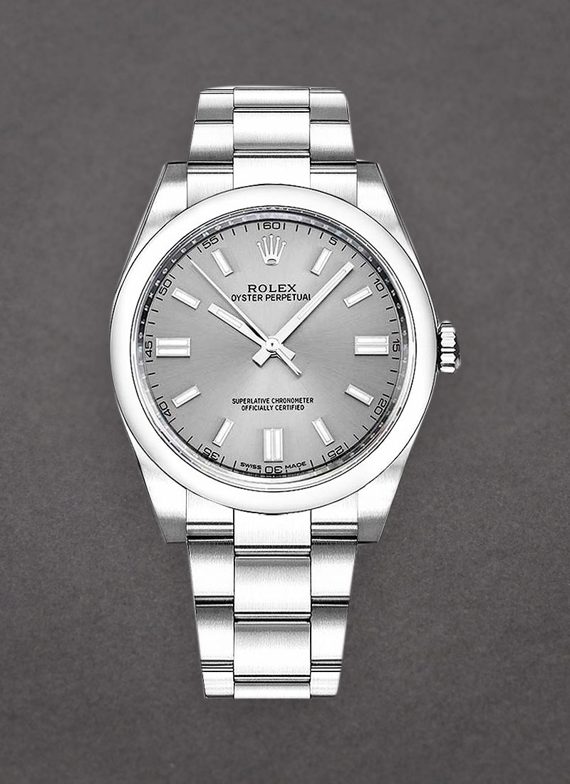 Rolex Unworn Oyster Perpetual 36mm in Steel with Smooth Bezel