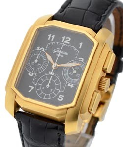 Karree Chronograph with Black Dial  Rose Gold on Strap - Limited to 150pcs
